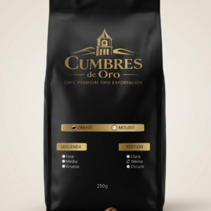Café Cumbres de Oro, café colombiano de especialidad 100% arábica