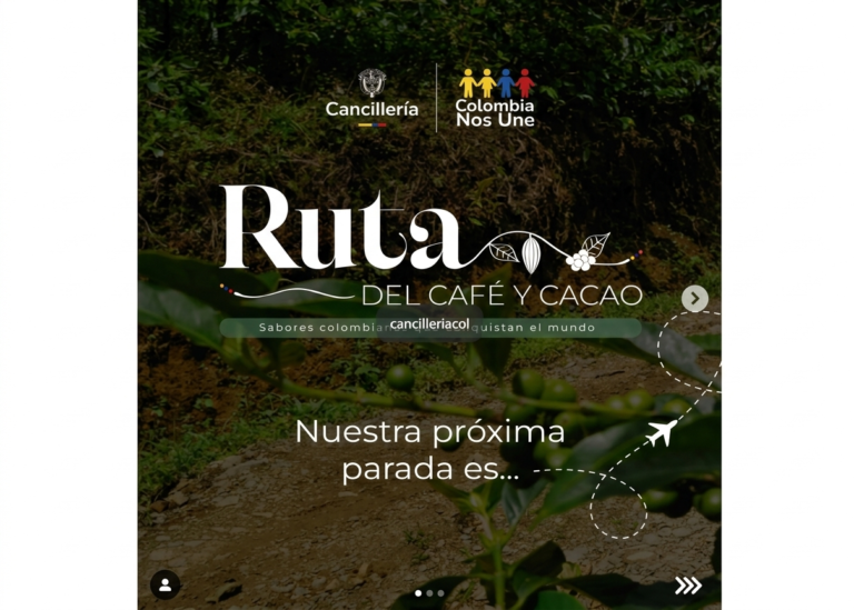 Ruta del Café Colombia 2026 iniciativa de la Cancillería de Colombia para impulsar el café colombiano en España y Europa